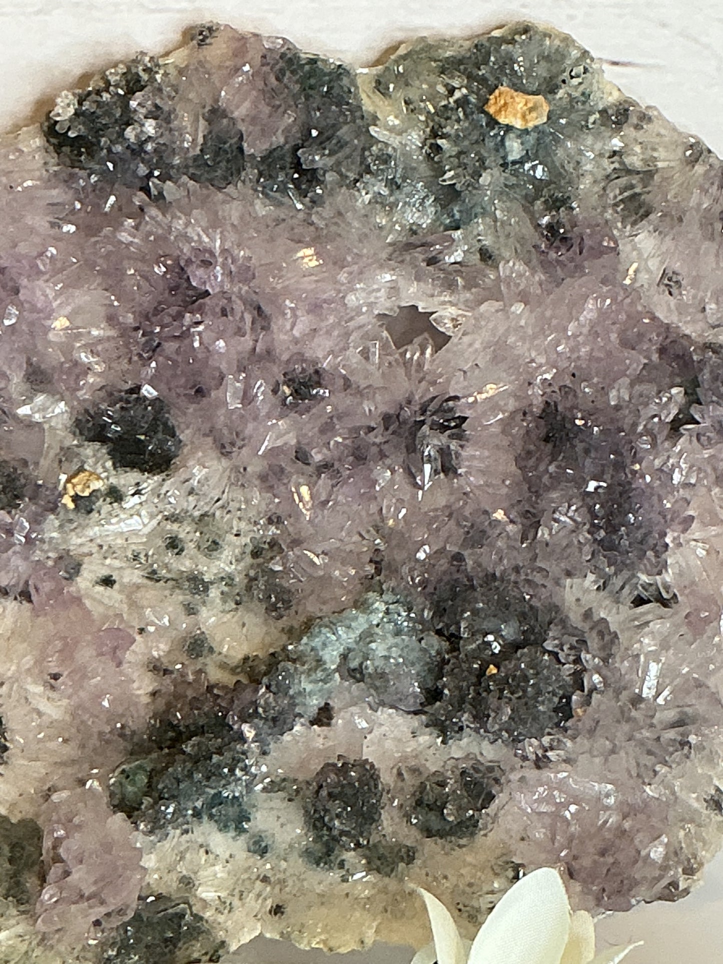 Amethyst Flower Slab 7”x 5”