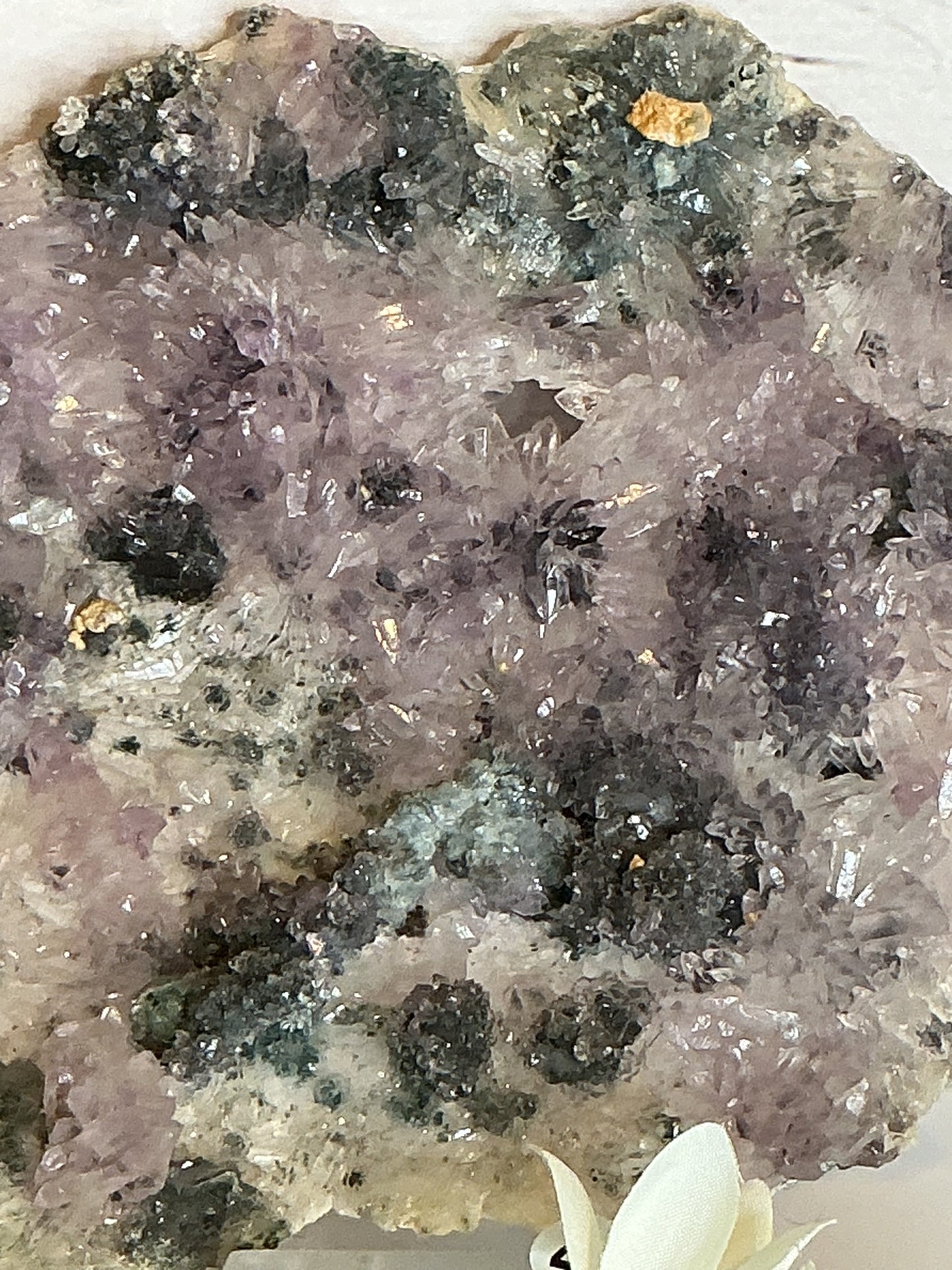 Amethyst Flower Slab 7”x 5”