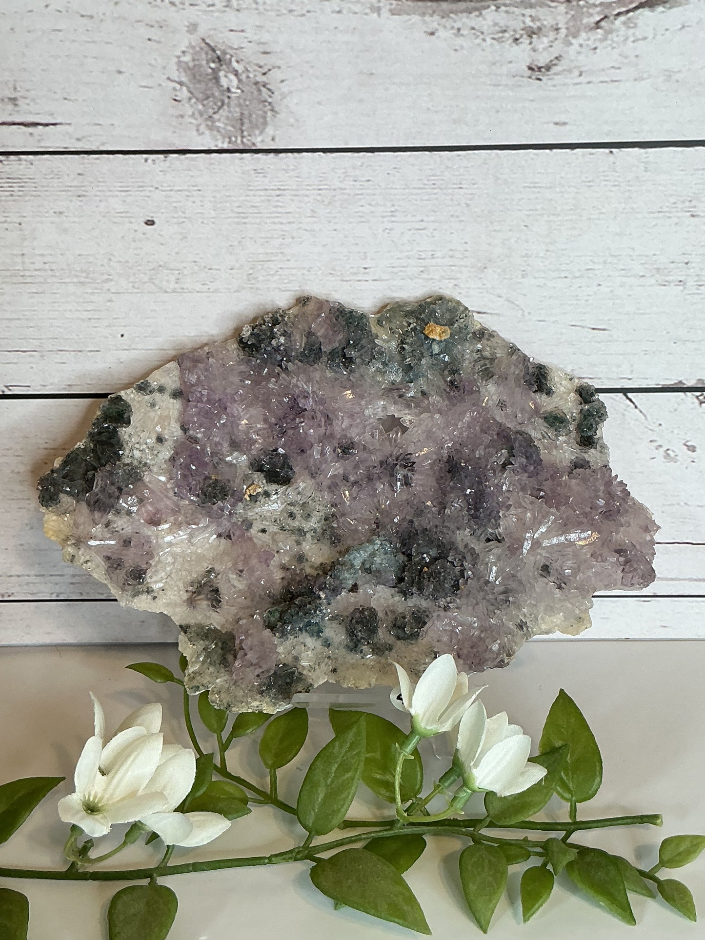 Amethyst Flower Slab 7”x 5”