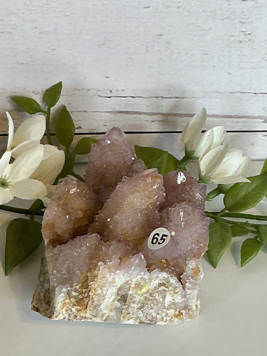 Spirit quartz cluster 3.5”x3”