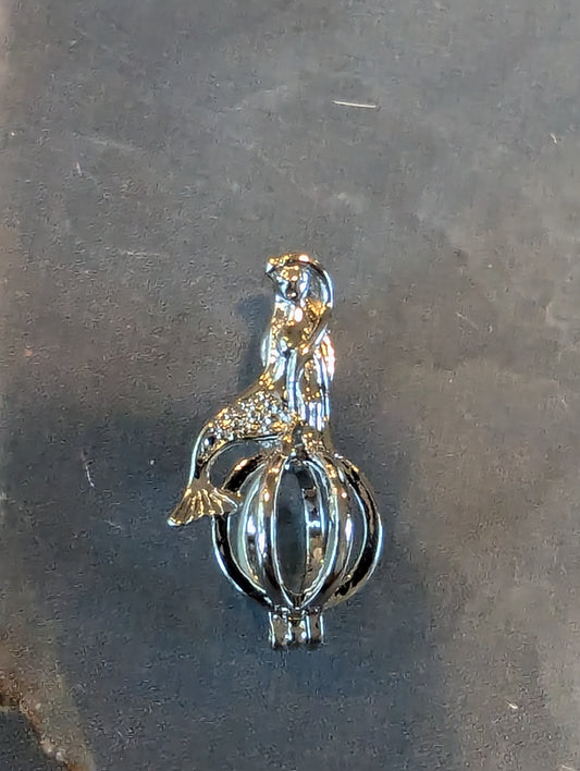 Steel mermaid cage
