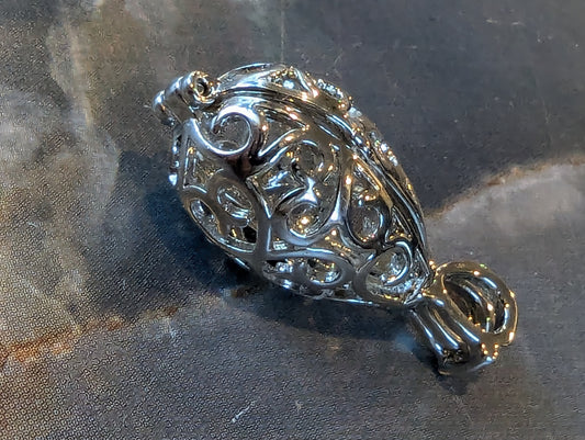 Hearts in Swirls Steel Cag