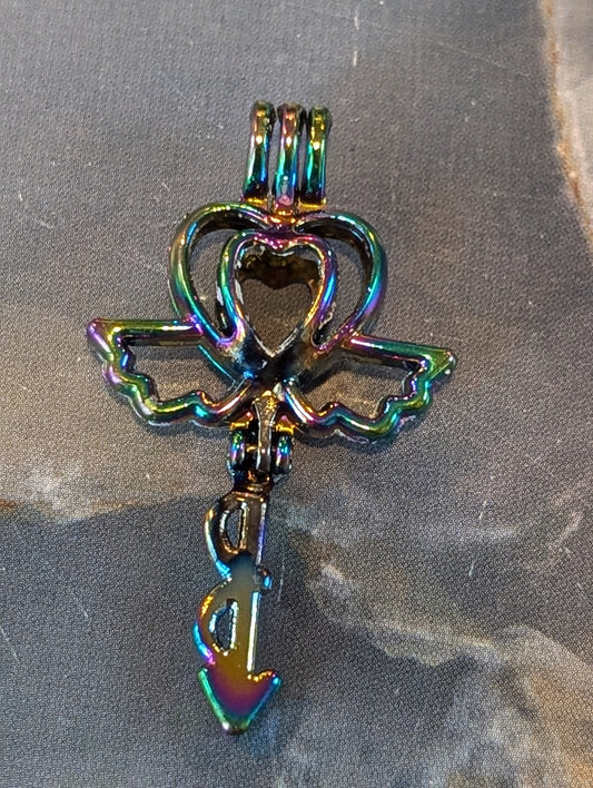 Heart Angel Key TITANIUM STEEL CAGE