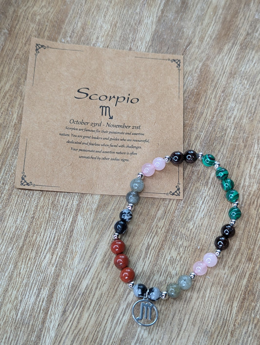 Zodiac SCORPIO Stretch Bracelet