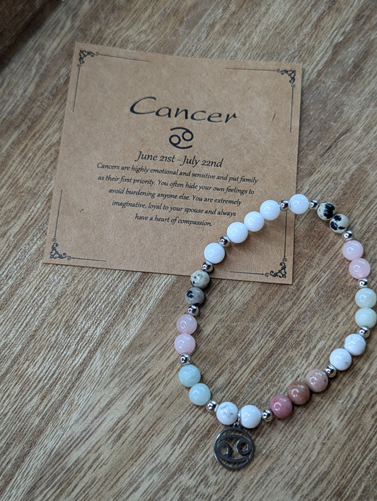 Zodiac CANCER Stretch Bracelet