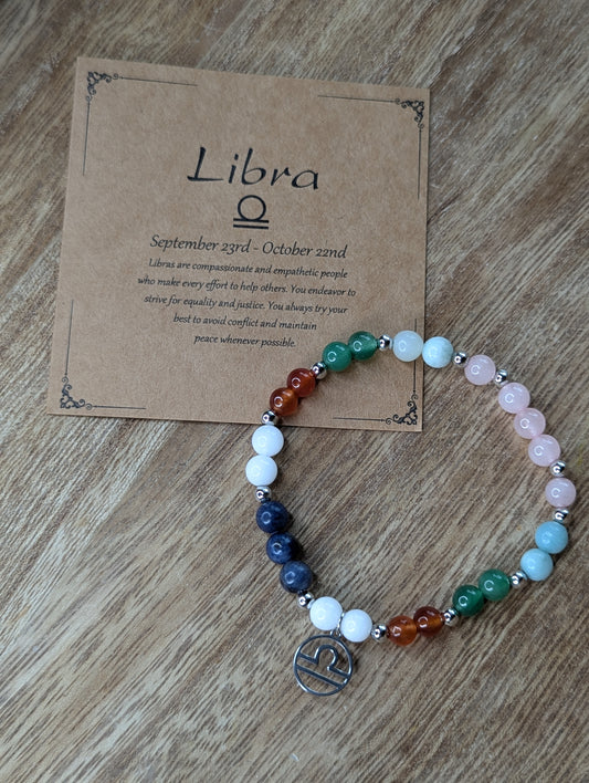 Zodiac LIBRA Stretch Bracelet