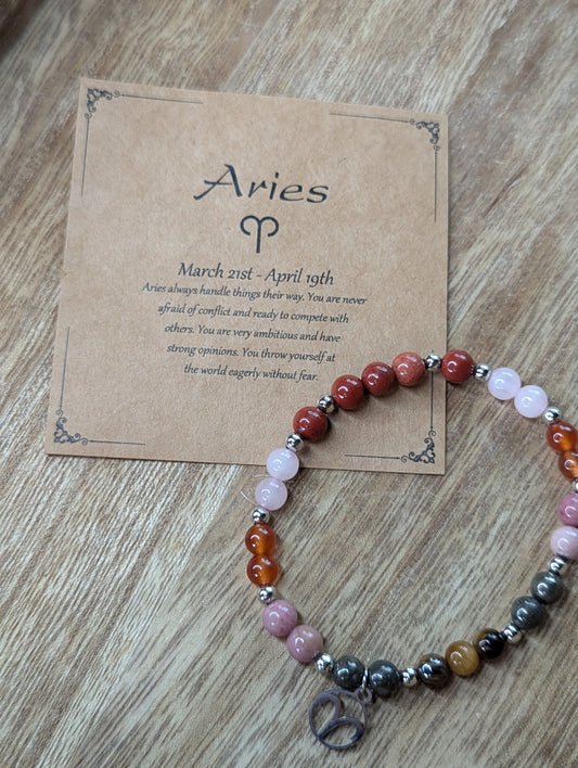 ZODIAC ARIES stretch bracelet